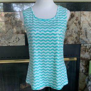 Joan Rivers Summer Sequence Tank Top '